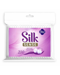 Палочки ватные Ola Silk Sense 200 шт в пакете